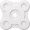 Ekena Millwork Luna Architectural Grade PVC Contemporary Ceiling Medallion, 22"OD x 3"ID x 7 1/2"C x 1"P CMP22LA-03000 - alternate 1